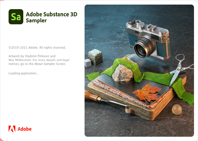 Adobe Substance 3D Sampler 2021 软件安装教程